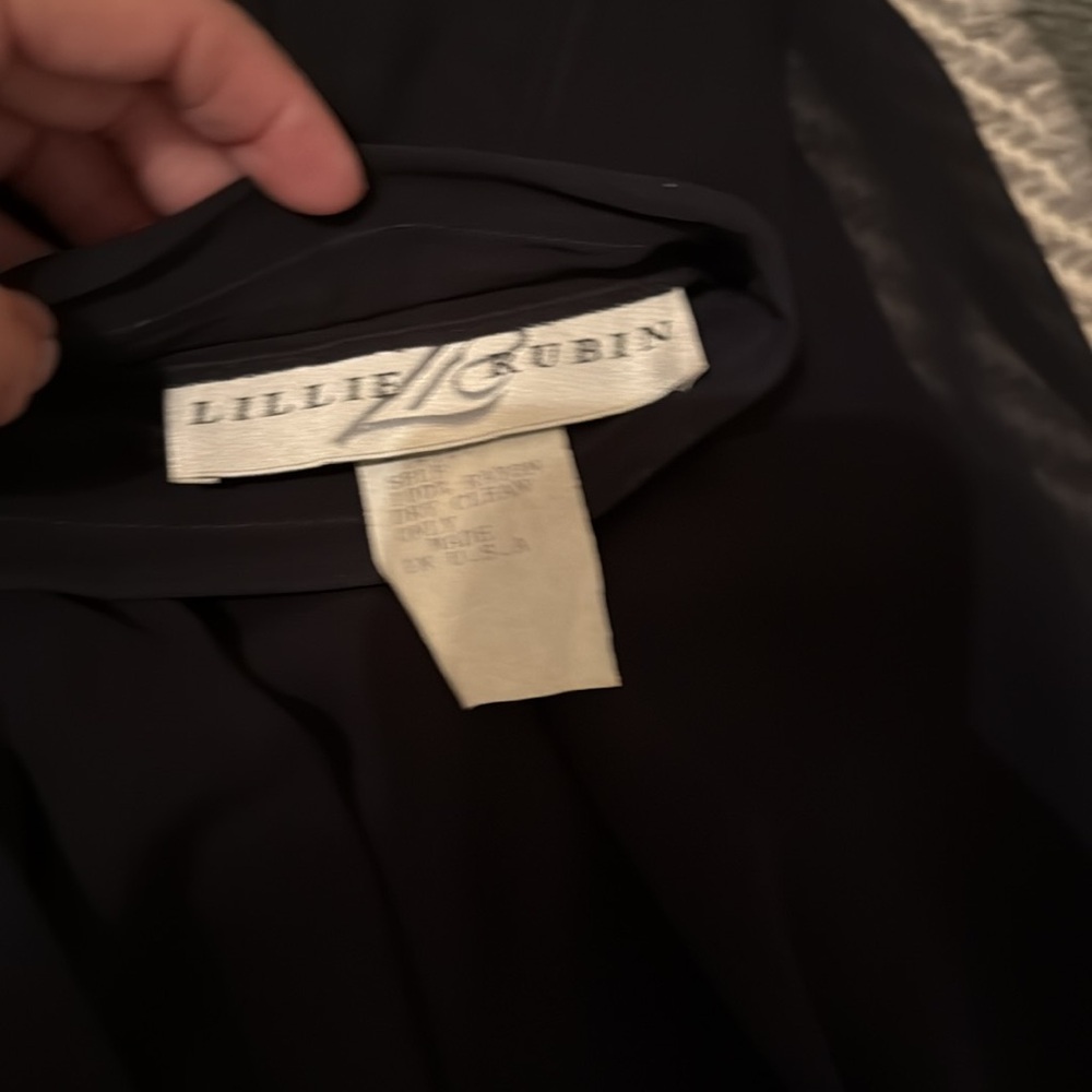 Lillie Rubin Classic Black Trousers - Picture 2 of 2